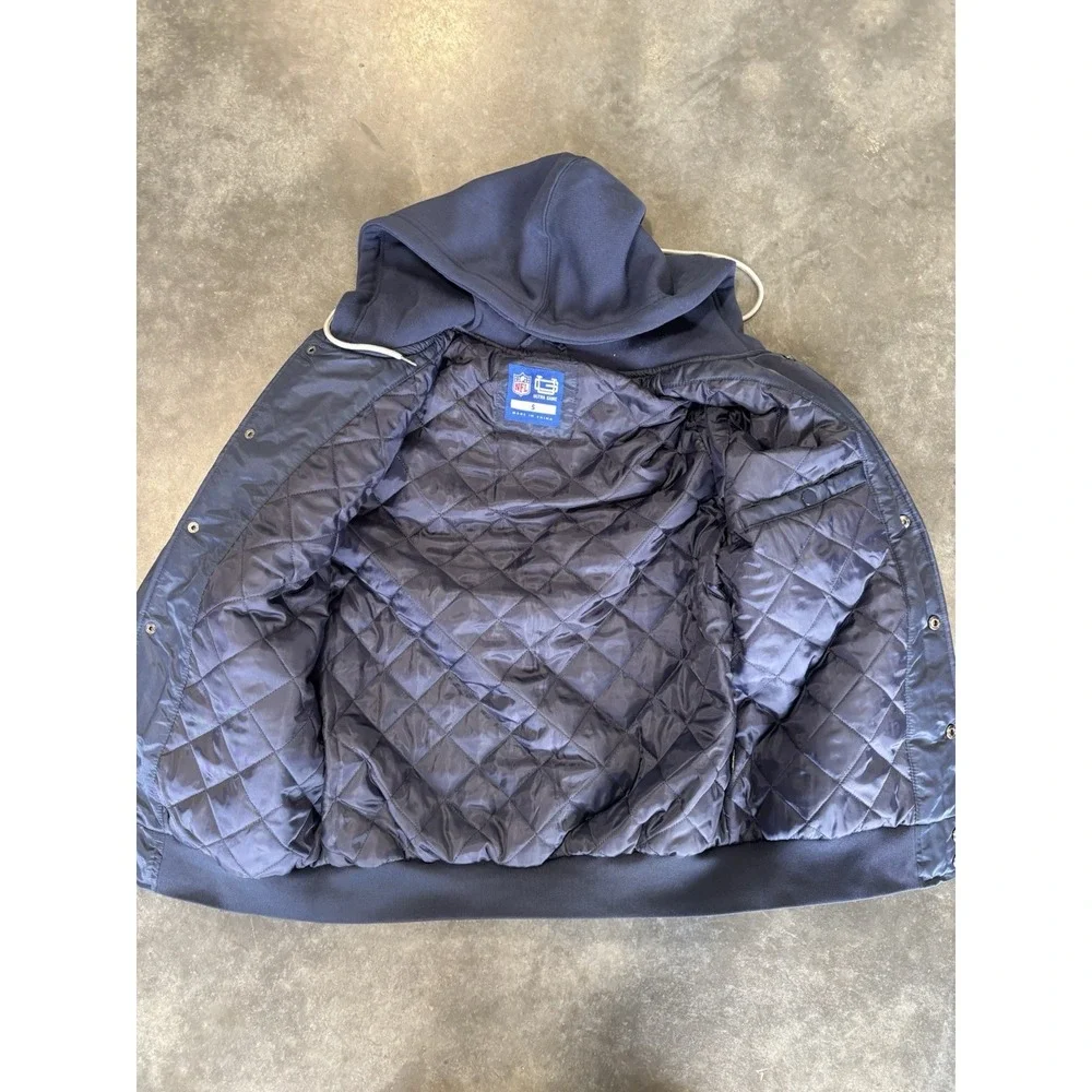 Men's Cowboys NFL Hooded Bomber Jacket Size Small Brand New With Tags